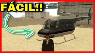 🔥Como conseguir un HELICOPTERO de POLICIA en GTA San Andreas - Encontrar un Maverick