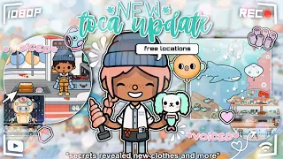 *NEW* TOCA UPDATE 🤩💗🐬| *LOCATIONS UNLOCKED??😱*| *VOICED 🔊* | Toca Life World 🌍| Toca Lani🌺