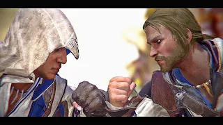 EDWARD KENWAY VS CONNOR KENWAY MORTAL KOMBAT 1 - AC4 VS AC3