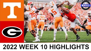 #1 Tennessee vs #3 Georgia Highlights | College Football Week 10 | 2022 College Football Highlights