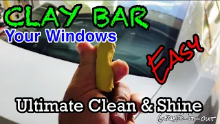 How To Clay Bar Your Car Windows/Windshield-Remove Contaminants For Amazing Shine 😎