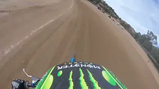 Onboard speedway bike - GoPro helmet cam