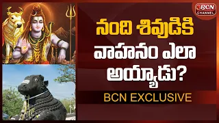 NANDI The Vehicle of Lord Shiva | Mythological Stories | Bcn Telugu News