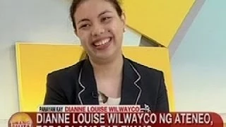 UB: Dianne Louise Wilwayco ng Ateneo, top 2 sa 2013 Bar exams