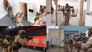 U.S. Marine Corps Security Forces and Royal Marine Commando: Room Clearing Drills & CQB Training