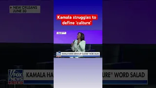 Kamala Harris stumbles through awkward speech #shorts