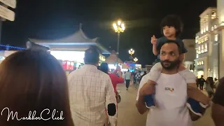 Global Village Dubai Christmas 2022 Winter Wonderland 2023 |  4K HDR Virtual Walk Tour | Sunday Life