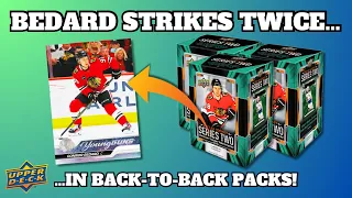 PULLING 2 BEDARD ROOKIE CARDS FROM 2023-24 UPPER DECK HOCKEY SERIES TWO!