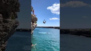 DOUBLE COSTAL VALIDÉ !!! #doublecostal # #cliffdiving #costal