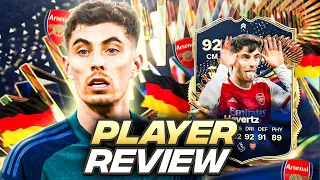 4⭐5⭐ 92 TOTS LIVE HAVERTZ SBC PLAYER REVIEW | FC 24 Ultimate Team