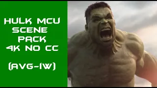 MCU Hulk Scene Pack for Edits | 4K no CC | Avengers-Infinity War