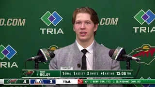 Wild's Boldy: 'I just go out there and try to do my thing'