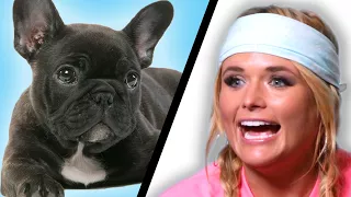 Miranda Lambert Plays With Puppies (While Answering Fan Questions)