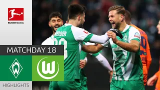 Füllkrug's Winner vs Wolfsburg | SV Werder Bremen - VfL Wolfsburg 2-1 | Highlights | Bundesliga