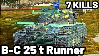 B-C 25 t Runner | 8.1K DAMAGE | 7 KILLS | WOT Blitz Pro Replays