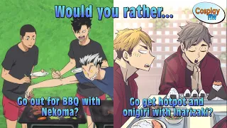 HAIKYUU!! Would You Rather | Would you Rather Haikyuu Edition #3