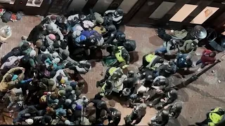 More than 100 protesters arrested as Boston police clear Emerson encampment