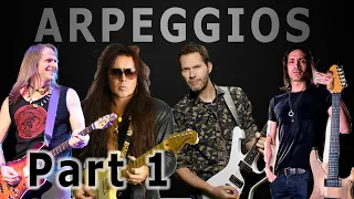 Arpeggios From Hell (Steve Morse, Yngwie Malmsteen, Paul Gilbert, Nuno Bettencourt) - Part 1