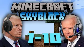 US Presidents Play Minecraft Skyblock 1-10