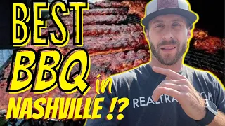 Top 5 BEST BBQ food in Nashville Tennessee | Where to eat in Nashville Tennessee | Nashville TN food