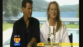 Meryl Streep and Pierce Brosnan interview on GMTV