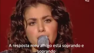 Blowin' In The Wind (legendado) Soprando no Vento