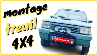 montage treuil 4x4 12v fiat panda 4x4