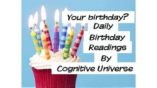 Daily Birthday Readings those born August 23rd