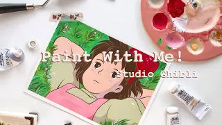 Paint With Me! Studio Ghibli 🌾✨ Kiki's Delivery Service