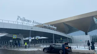 Аэропорт Пулково ✈️🛫🛬 Санкт-Петербург январь 2021