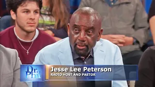 Jesse Lee Peterson on Dr. Phil Makes Audience Member Cry
