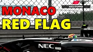 F1 2014 - How to get a RED FLAG at Monaco