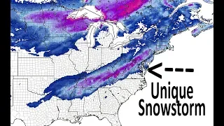 Unusual Storm System To Bring Snow To The Southern And Eastern U.S