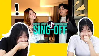 Reaksi warga Korea yang mengaku sangat menyukai serial SING-OFF | Korean reacts to SING-OFF TIKTOK