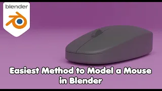 Step-By-Step Blender Beginners Tutorial on How to Model a Computer Mouse | Blender