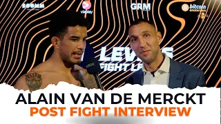 Alain Van De Merckt | Post-fight Interview