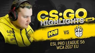 CSGO Highlights: NAVI vs BiG @ ESL Pro League S6, WCA 2017 EU