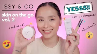 ISSY & CO. Skin on the Go 2.0 Active Concealer, Skin Tint and Loose Powder Review & Swatches | WOW!🤩