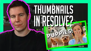 How to Make YOUTUBE THUMBNAILS in Resolve - Easy Tutorial For Beginners