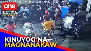 Isang magnanakaw sa Tondo, kinuyog ng mga residente!