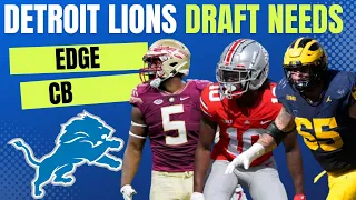 Detroit Lions 2024 NFL Draft Needs Ft. Jared Verse, Connor Colby, and Denzel Burke