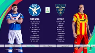 eFootball PES 2021 - GAMEPLAY: BRESCIA-LECCE - MASTER LEAGUE CLASSIC PROJECT BY THE DEX