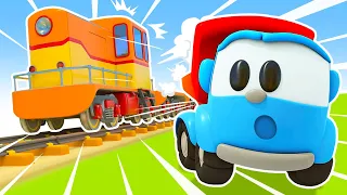 Full episodes of Leo the Truck cartoon for kids. Car cartoons for kids & street vehicles.