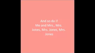 Me and Mrs. Jones by Michael Buble ~lyrics on screen~