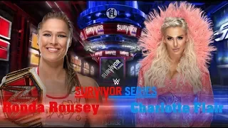 WWE2K19 Survivor Series Ronda Rousey vs Charlotte Flair