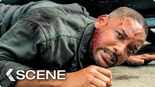 Young vs Old Will Smith Bike Fight Scene - GEMINI MAN (2019)