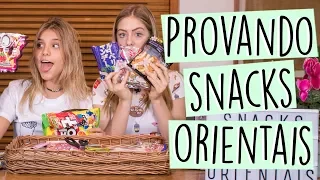 PROVANDO SNACKS ORIENTAIS ft. Giulia Nassa || Valentina Schulz