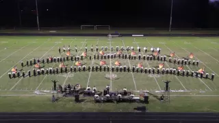 East Hall High School Viking Marching Band 2016 Chestatee Competition