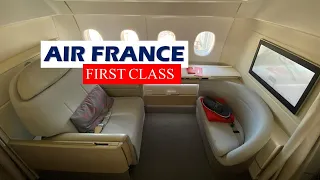 AIR FRANCE FIRST CLASS LA PREMIERE Paris to Dubai Boeing 777 300er AF662