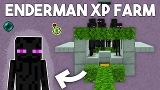 Enderman XP Farm in Minecraft Bedrock 1.20!